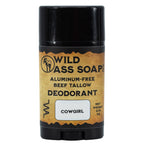 Aluminum-Free Beef Tallow Deodorant Bundle Pack | 2.75 oz Each | Wild Ass Soap