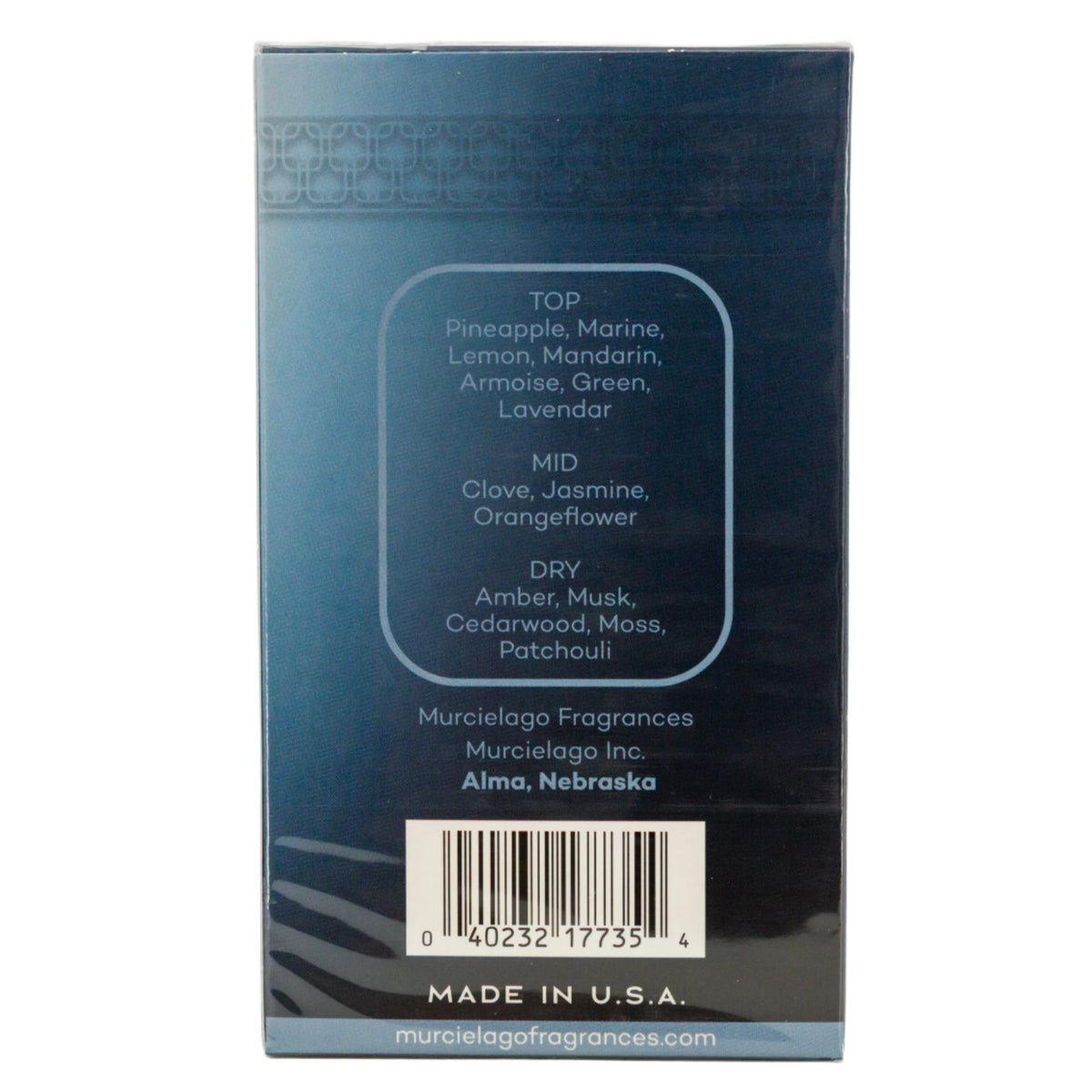 Nashville Blue Cologne | 3.4 oz | Murcielago Fragrances