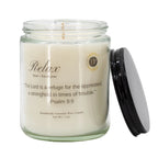 Relax Mint & Eucalyptus Scented Candle | 7 oz | Eternal Promises