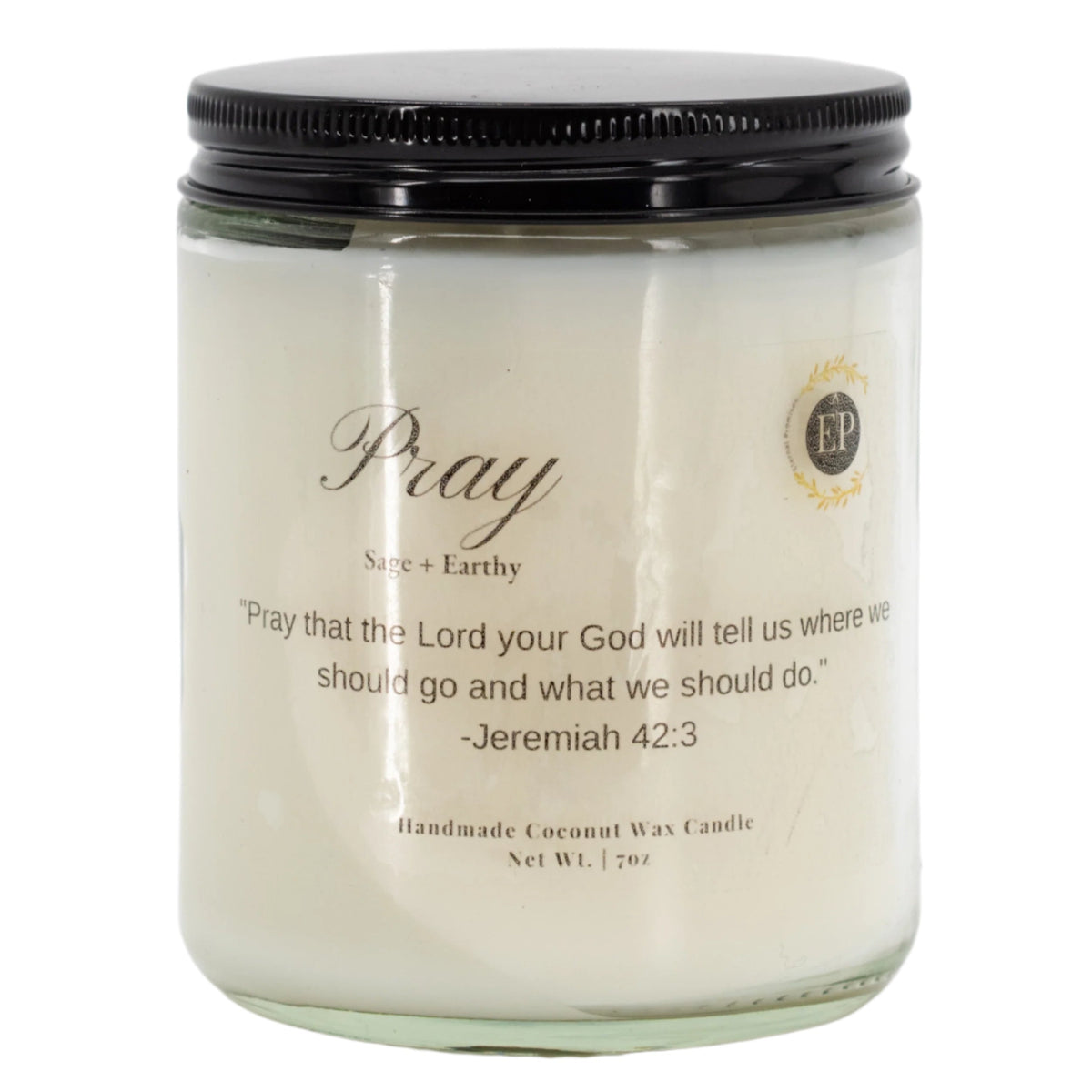 Pray Sage Scented Candle | 7 oz | Eternal Promises