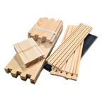 5-Frame Complete, Medium 6 5/8-inch Box with Frames and Foundation