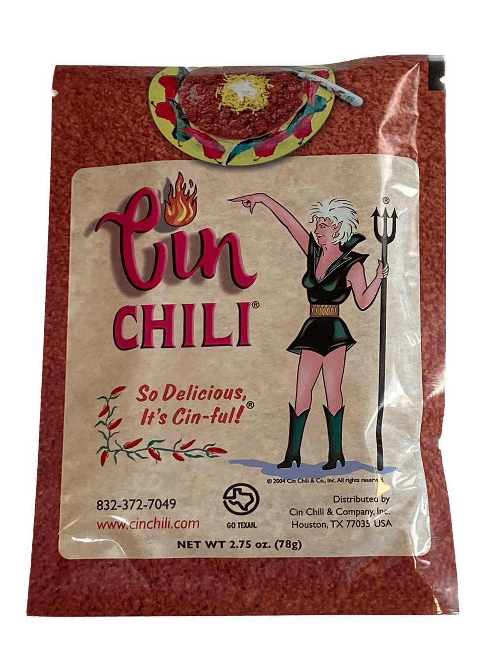 Cin Chili Seasoning Mix – Single Packet