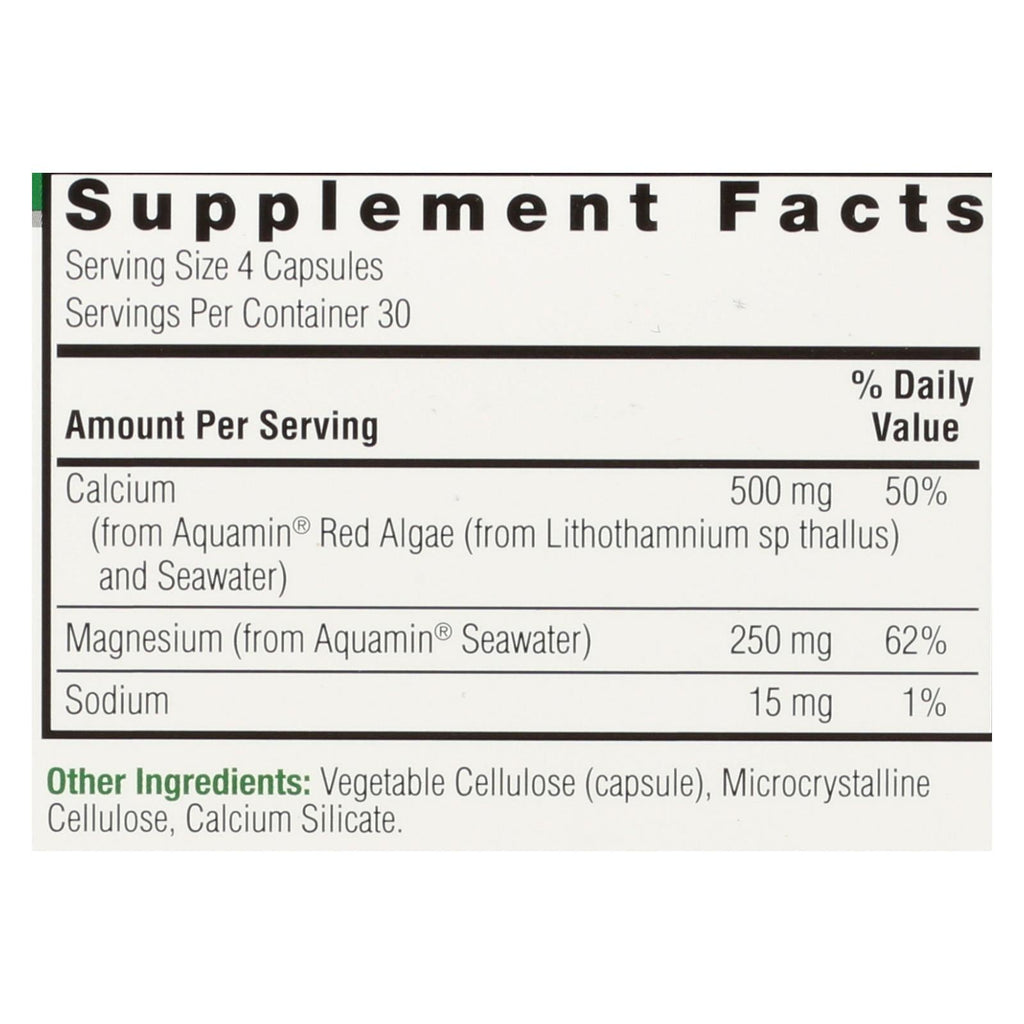 Nature's Answer Plant-Based Cal-Mag Dietary Supplement (Pack of 1 - 120 Caps)