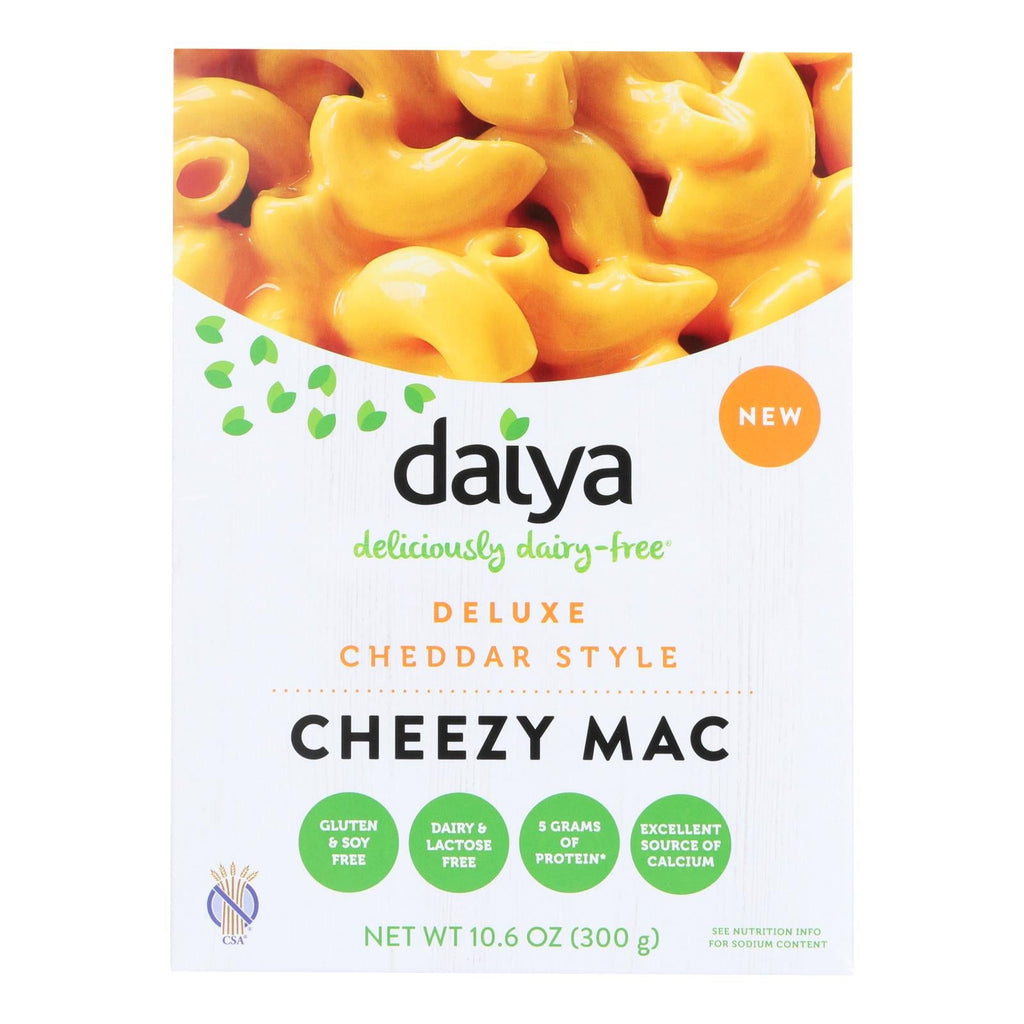 Daiya Deluxe Cheddar Style Dairy-Free Cheezy Mac, 10.6 oz (Case of 8)