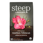 Organic Rooibos Hibiscus Tea (Pack of 6) - Steep by Bigelow, 20 Bags