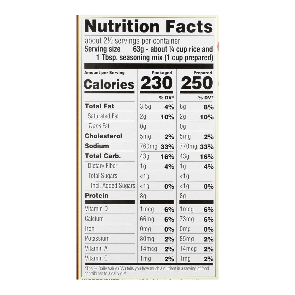 Lundberg Family Farms Organic Creamy Parmesan Risotto, 5.5 oz (Case of 6)