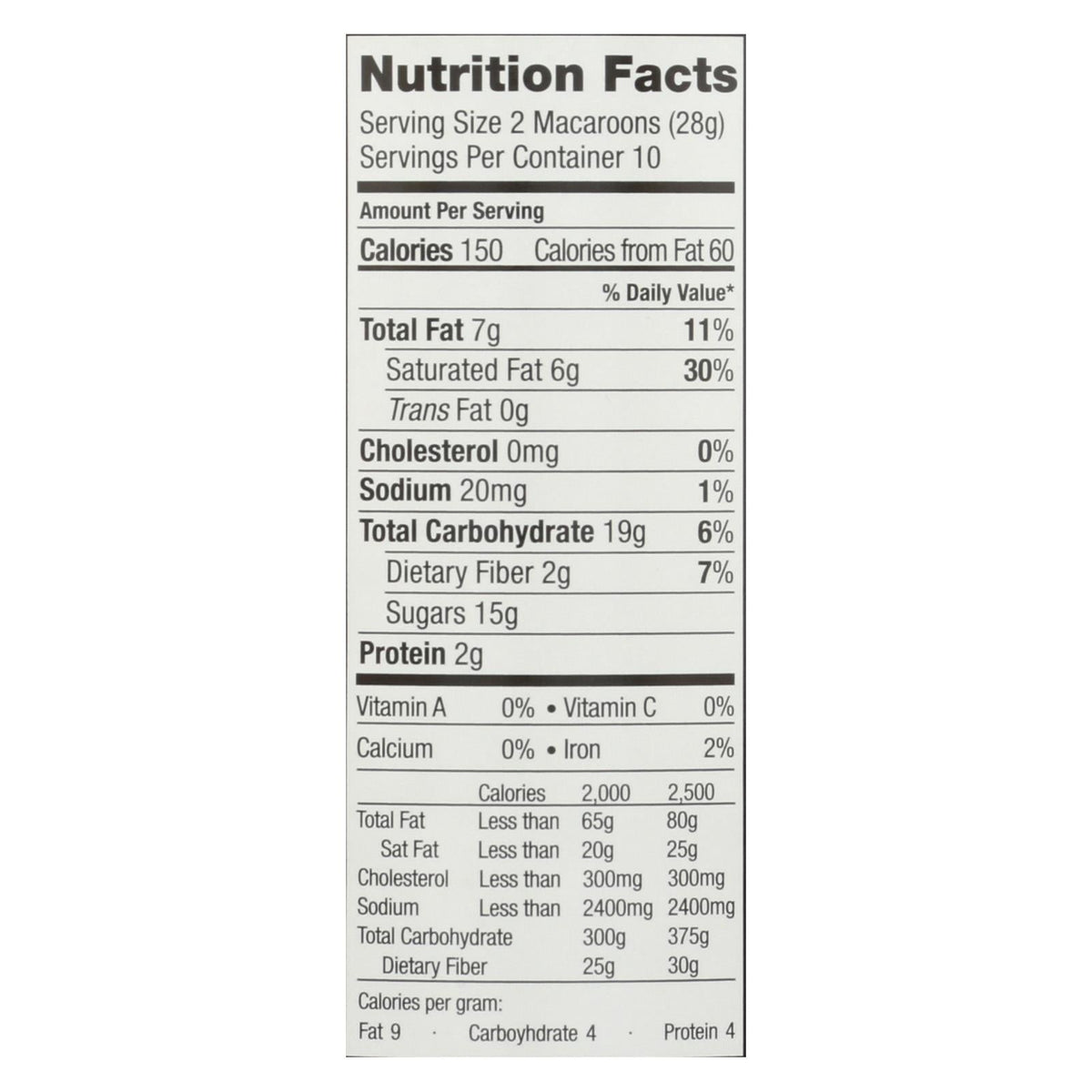 Absolutely Gluten Free Coconut Macaroons, 10 oz (Case of 6)