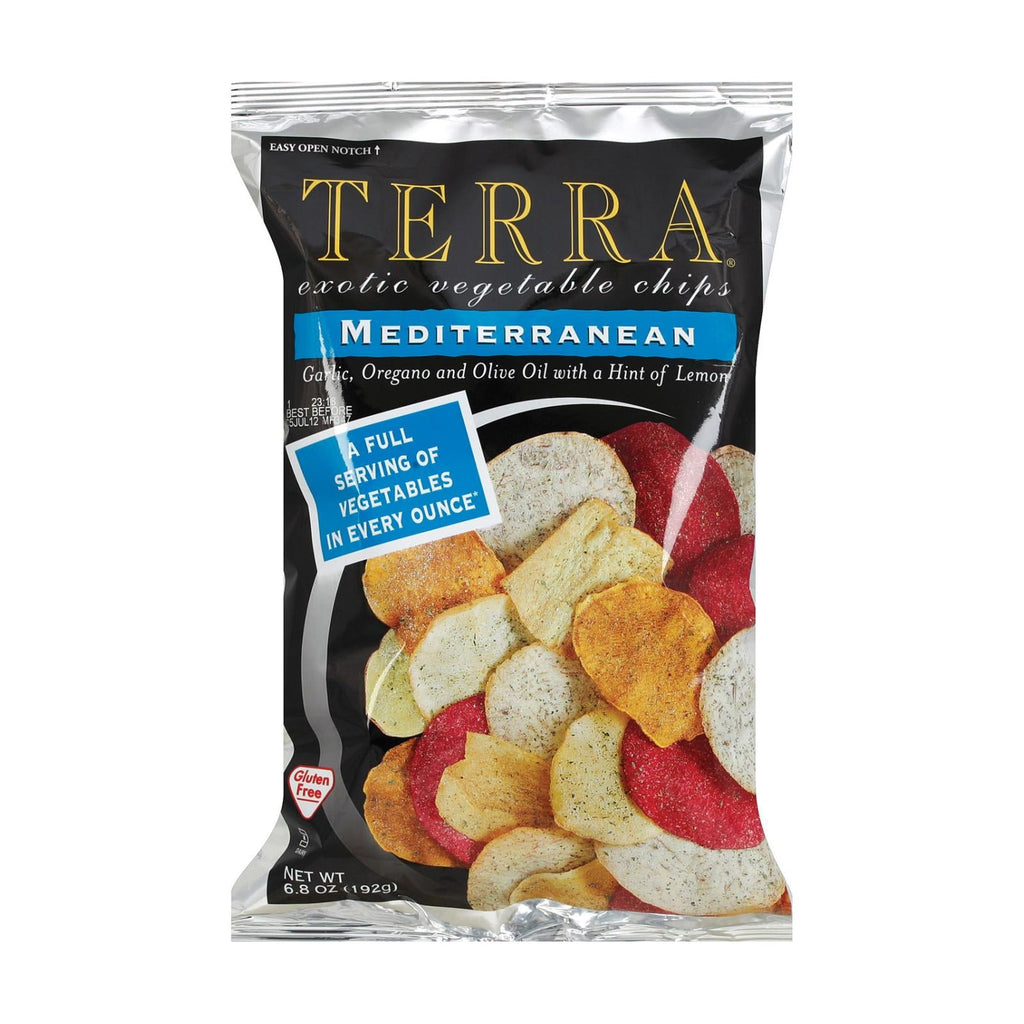 Terra Mediterranean Exotic Vegetable Chips, 6.8 oz (Case of 12)