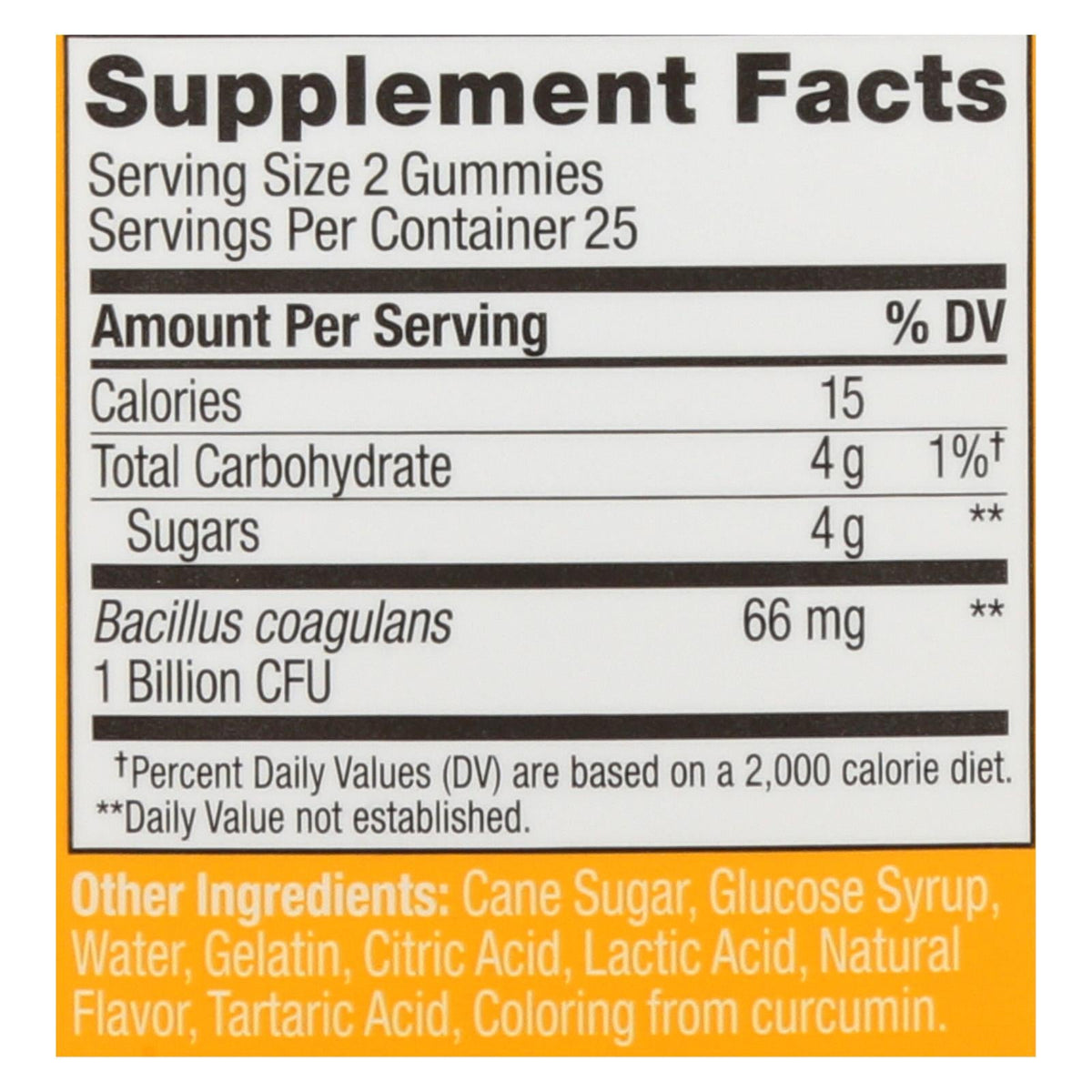 OLLY Probiotic Tropical Mango, 50 ct