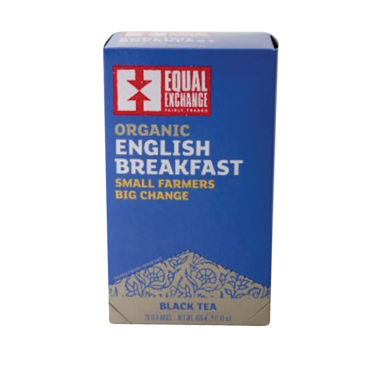 Equal Exchange Organic English Breakfast Black Tea, 20 ct (Case of 6)