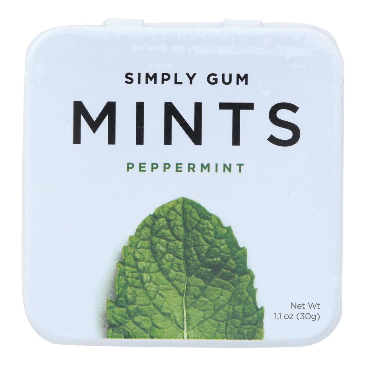 Simply Gum Peppermint Mints, 30 ct (Case of 6)