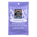 One With Nature Relaxing Lavender Dead Sea Mineral Salt Bath, 2.5 oz (Case of 6)