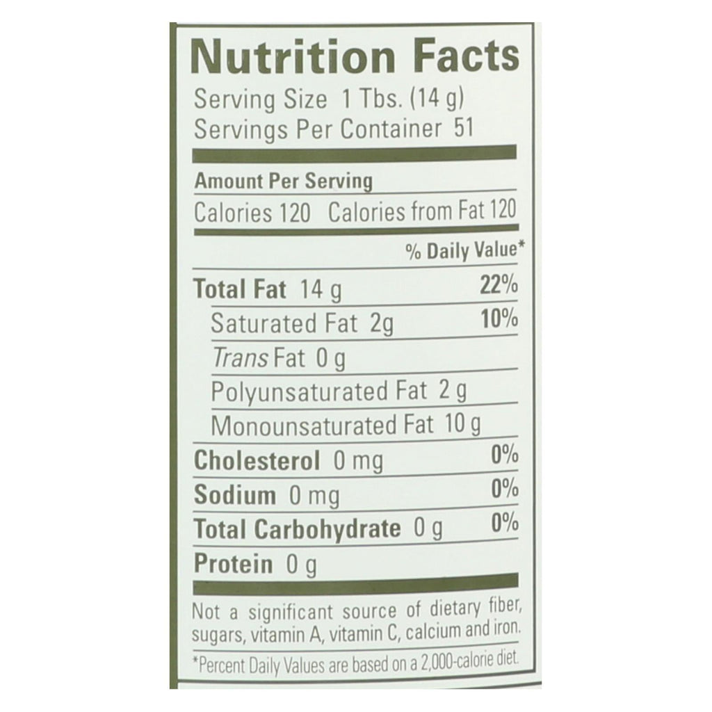 La Tourangelle Organic Extra Virgin Olive Oil, 25.4 fl oz (Case of 6)