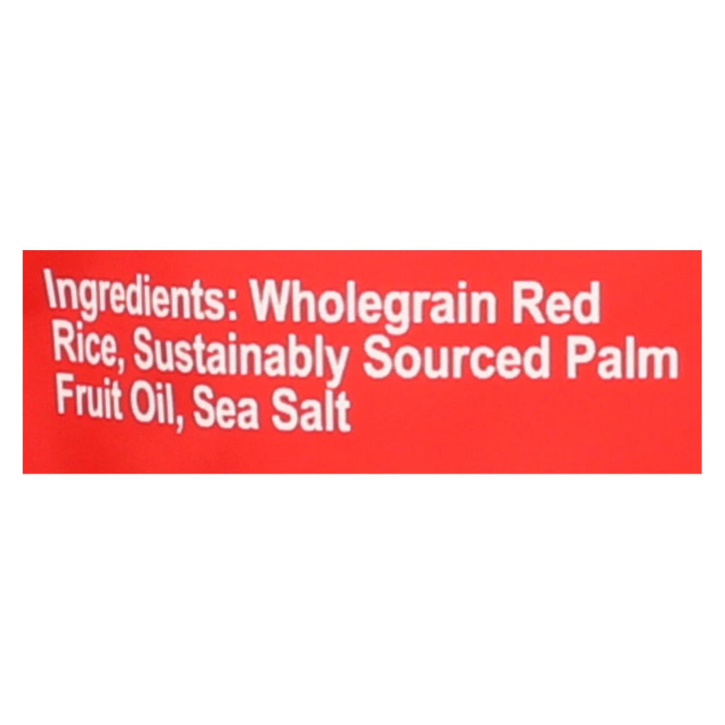 Laiki Red Rice Crackers, 3.5 oz (Case of 8)