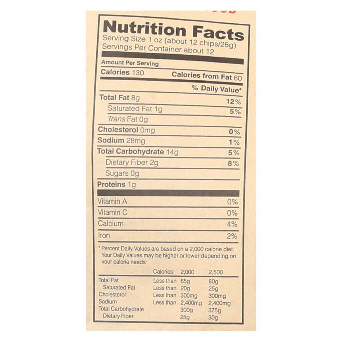 Mi Niña White Corn Tortilla Chips with Sea Salt, 12 oz (Case of 9)
