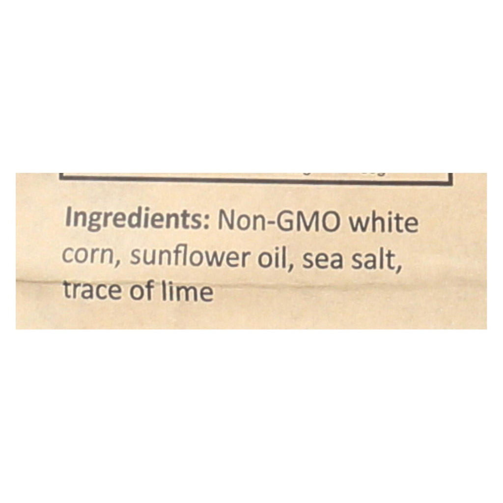 Mi Niña White Corn Tortilla Chips with Sea Salt, 12 oz (Case of 9)