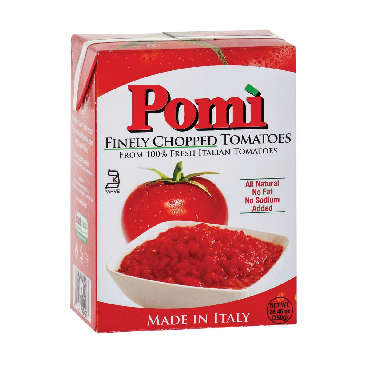 Pomi Finely Chopped Tomatoes, 26.46 oz (Case of 12)