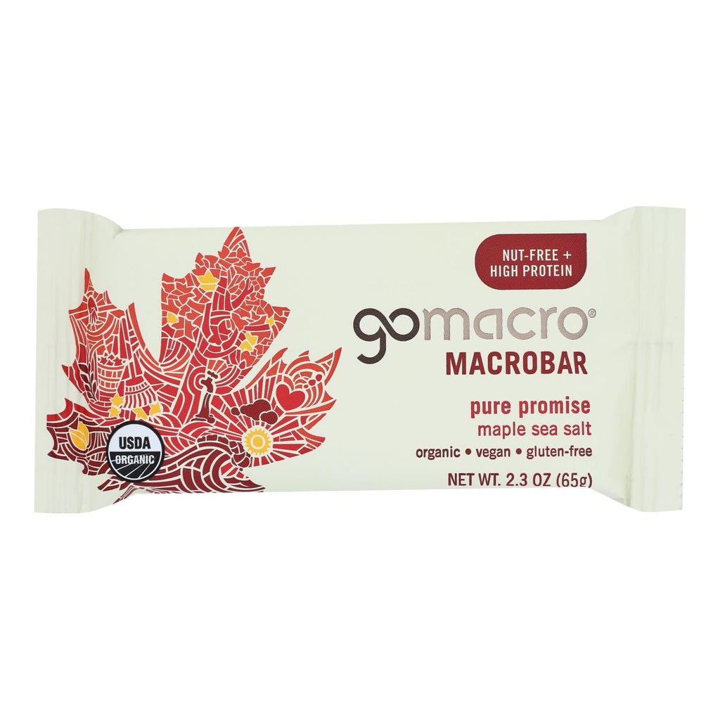 GoMacro MacroBar, Maple Sea Salt, 2.3 oz (Case of 12)