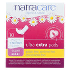 Natracare Ultra Extra Super Pads with Wings, 10 ct