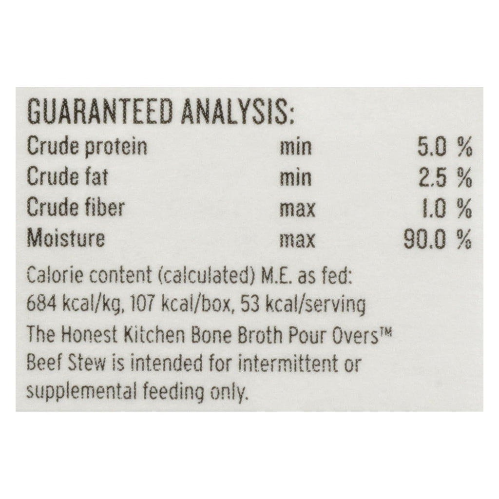 The Honest Kitchen Porridge Over Beef Stew Dog Food, 5.5 oz (Case of 12)