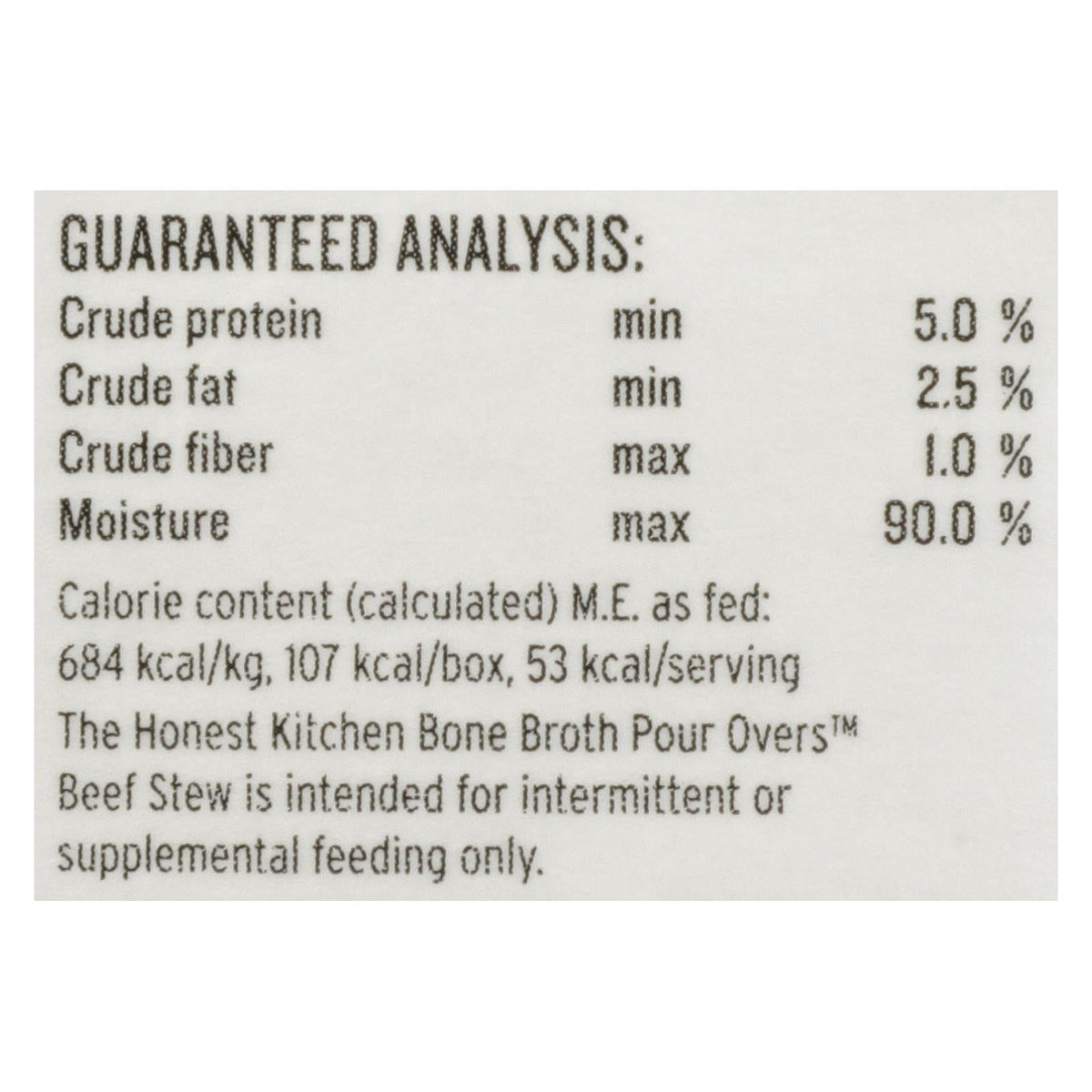 The Honest Kitchen Porridge Over Beef Stew Dog Food, 5.5 oz (Case of 12)