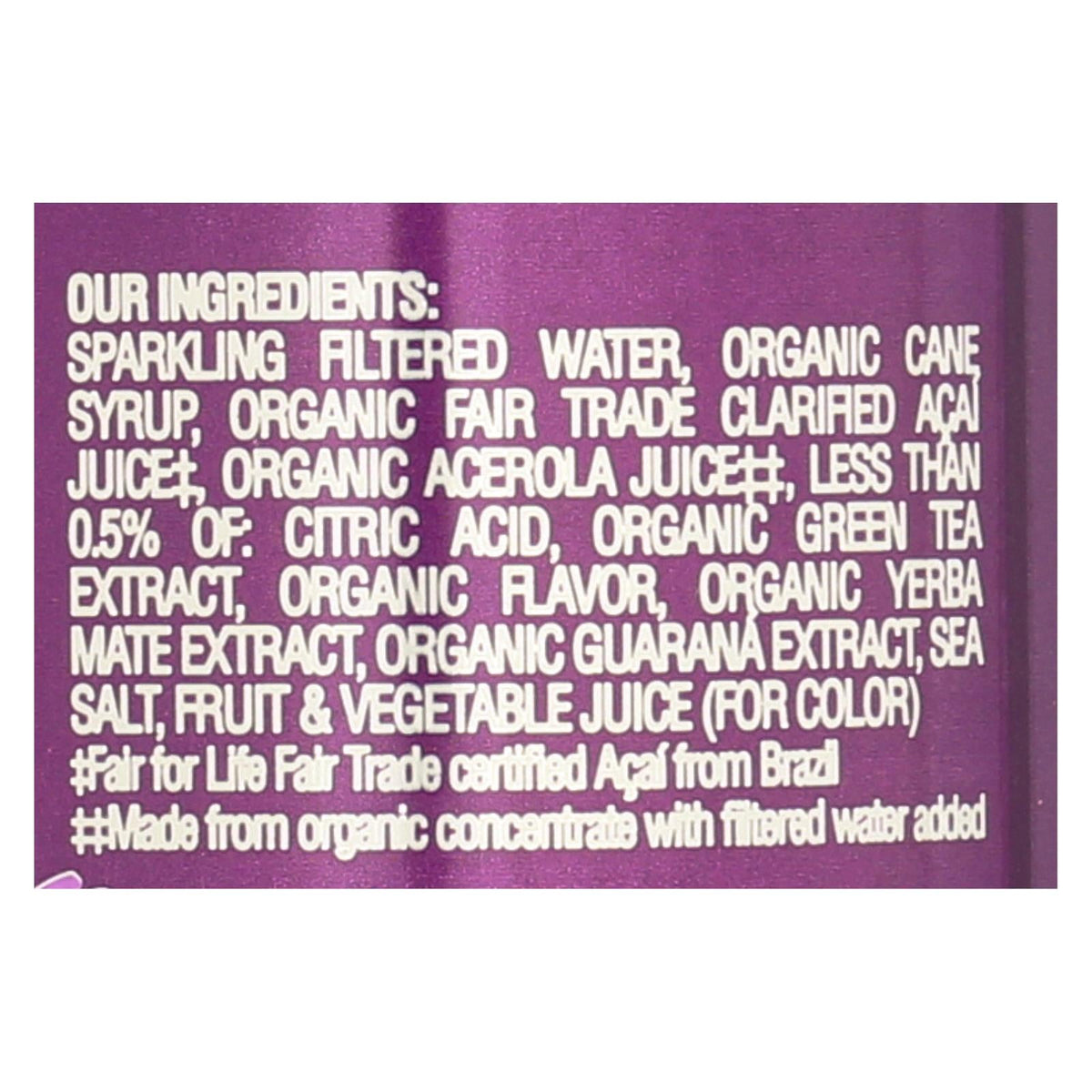 Sambazon Organic Amazon Energy Drink Original, 12 fl oz (Case of 12)
