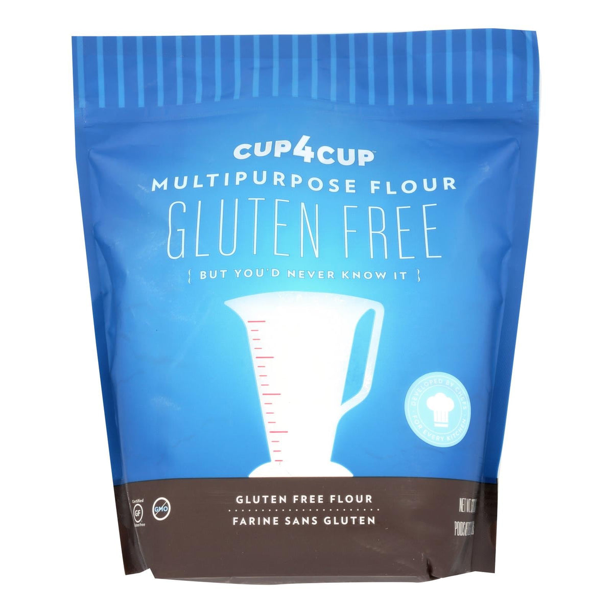Cup4Cup Original Multipurpose Flour Blend, 3 lb (Case of 6)