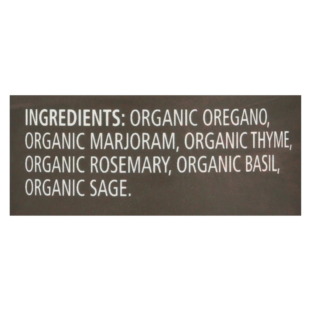 Organic Frontier Herb Italian Seasoning Blend (Pack of .64 Oz.)