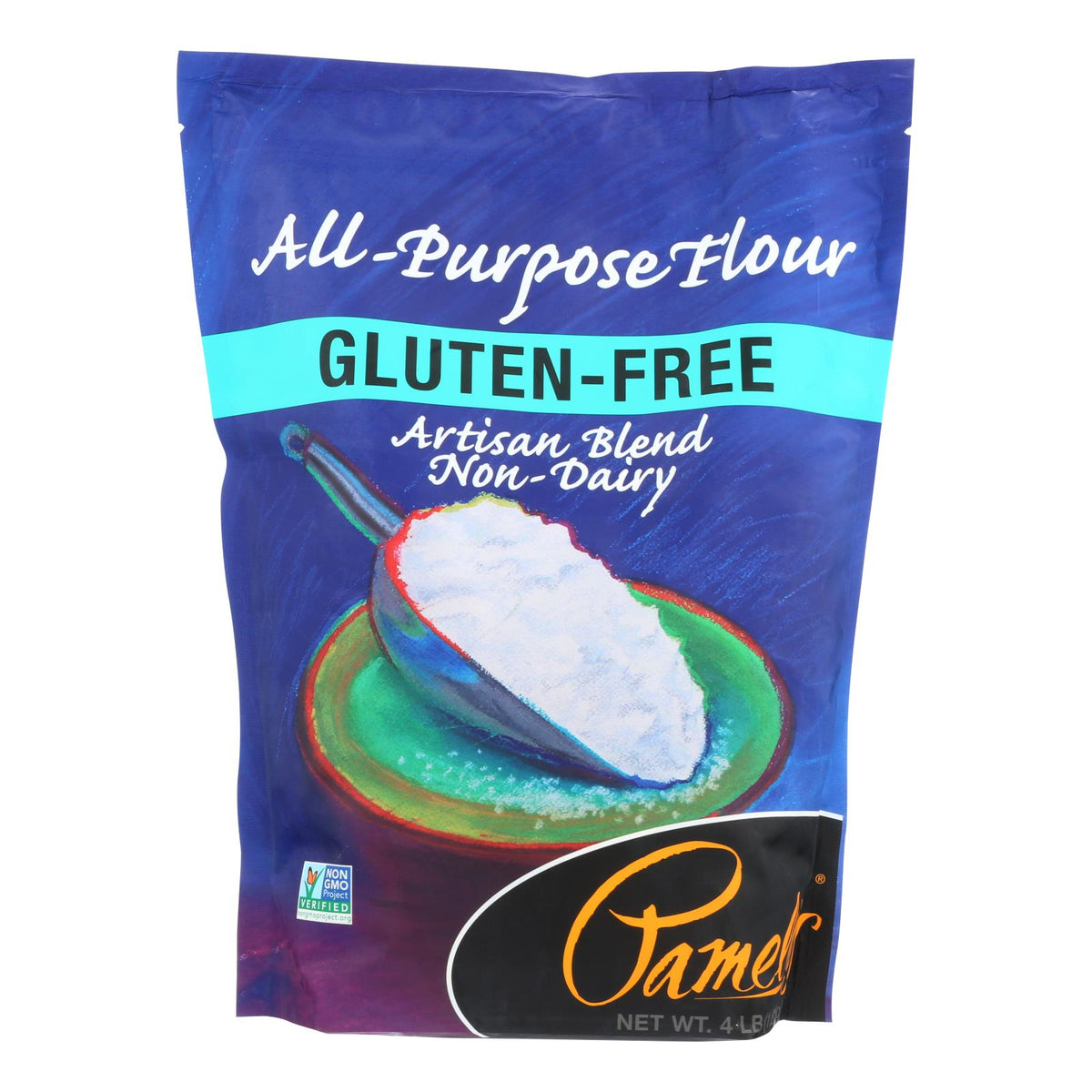 Pamela's All-Purpose Artisan Blend Flour, 4 lb (Case of 3)