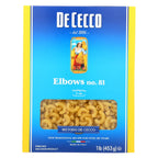 De Cecco Elbows Pasta, 16 oz (Case of 20)