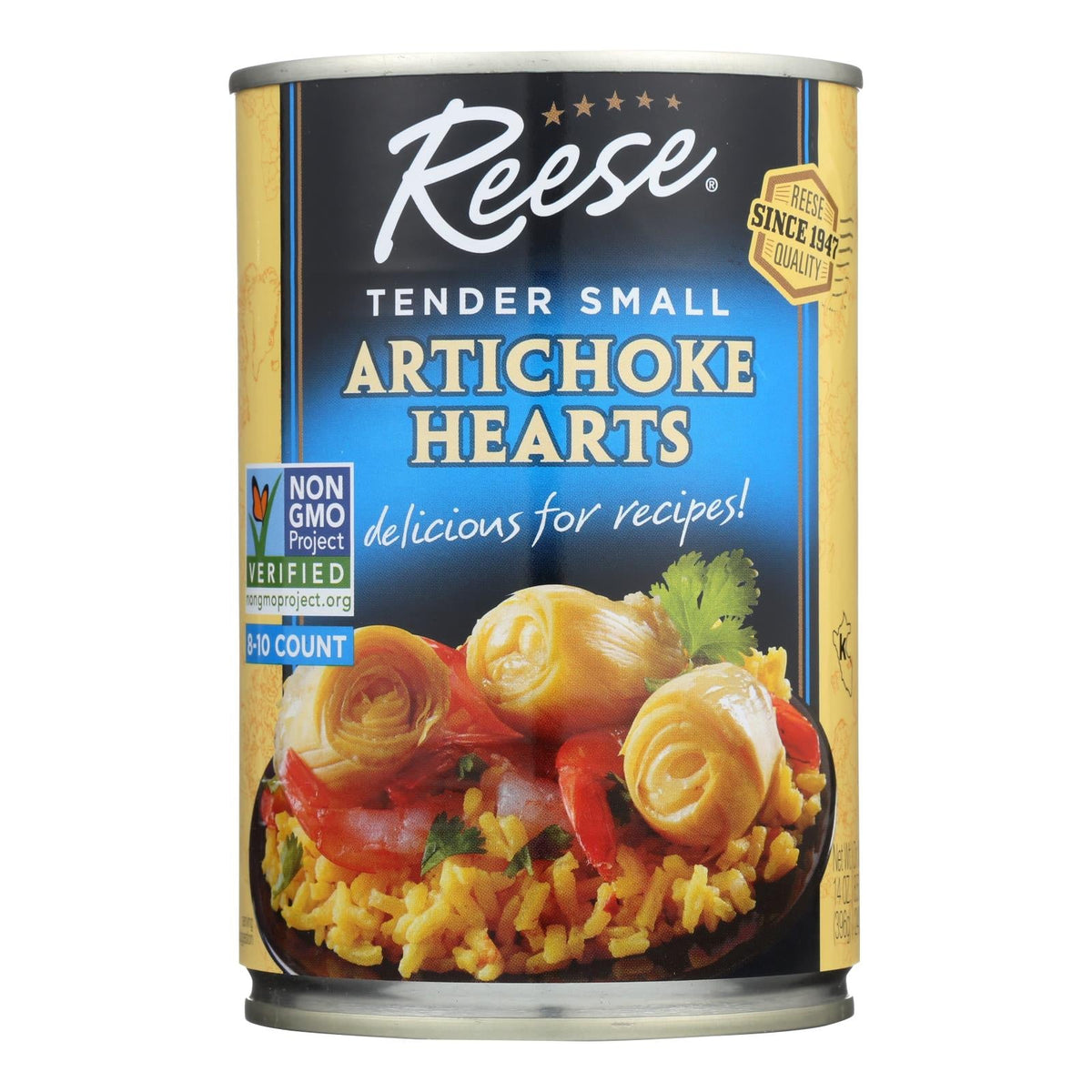 Reese Tender Small Artichoke Hearts, 14 oz (Case of 12)