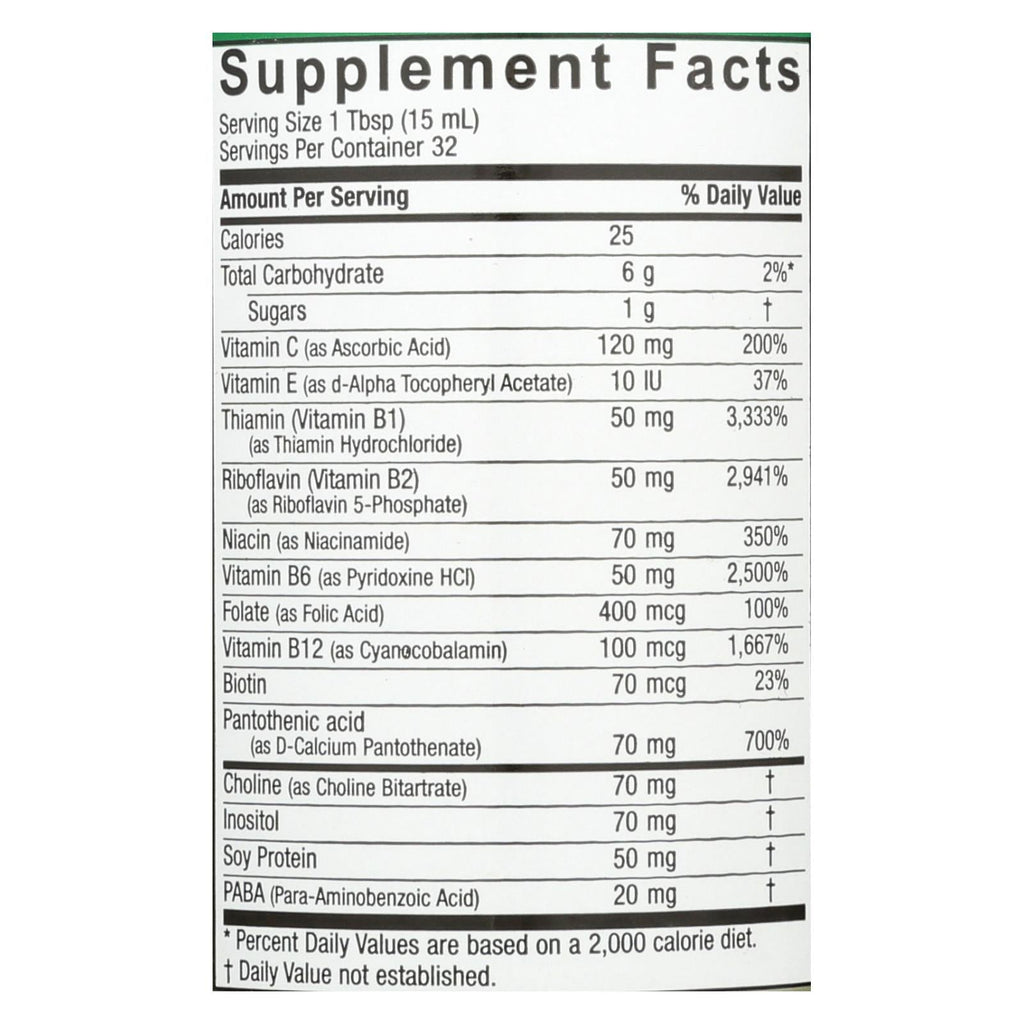 Nature's Answer Liquid Vitamin B-Complex (Pack of 16 Fl Oz)