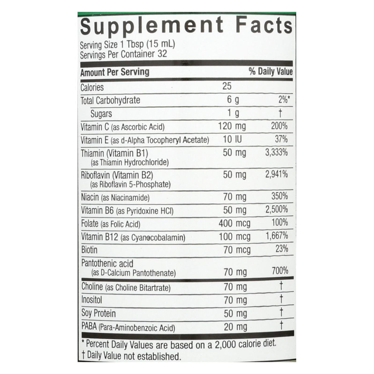 Nature's Answer Liquid Vitamin B-Complex (Pack of 16 Fl Oz)