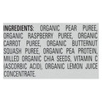 Happy Tot Organic Fiber & Protein Stage 4 Pear, Raspberry, Butternut Squash & Carrot, 4 oz (Case of 16)