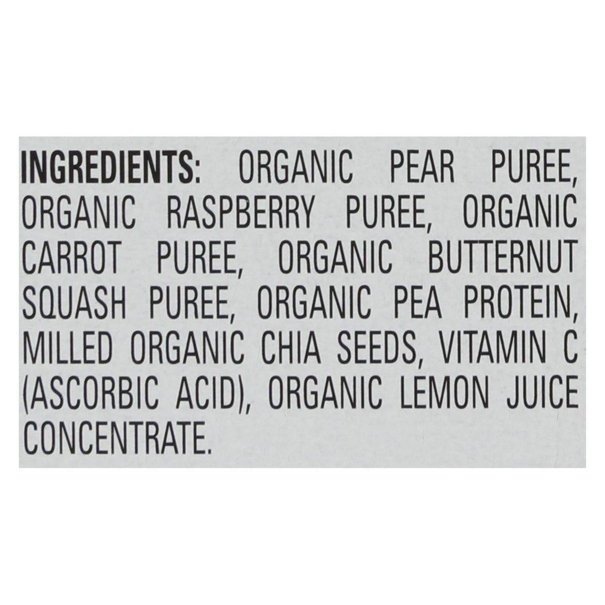 Happy Tot Organic Fiber & Protein Stage 4 Pear, Raspberry, Butternut Squash & Carrot, 4 oz (Case of 16)