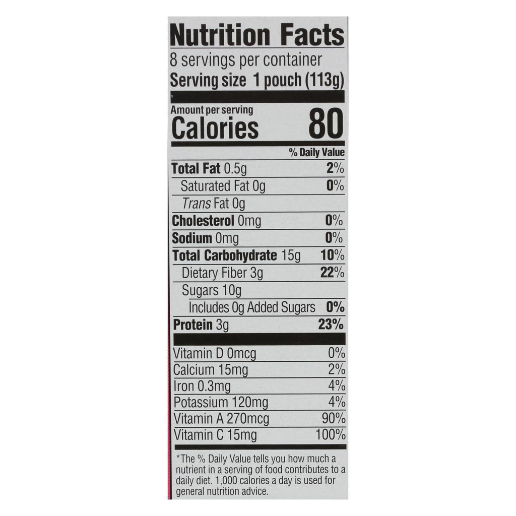 Happy Tot Organic Fiber & Protein Stage 4 Pear, Raspberry, Butternut Squash & Carrot, 4 oz (Case of 16)