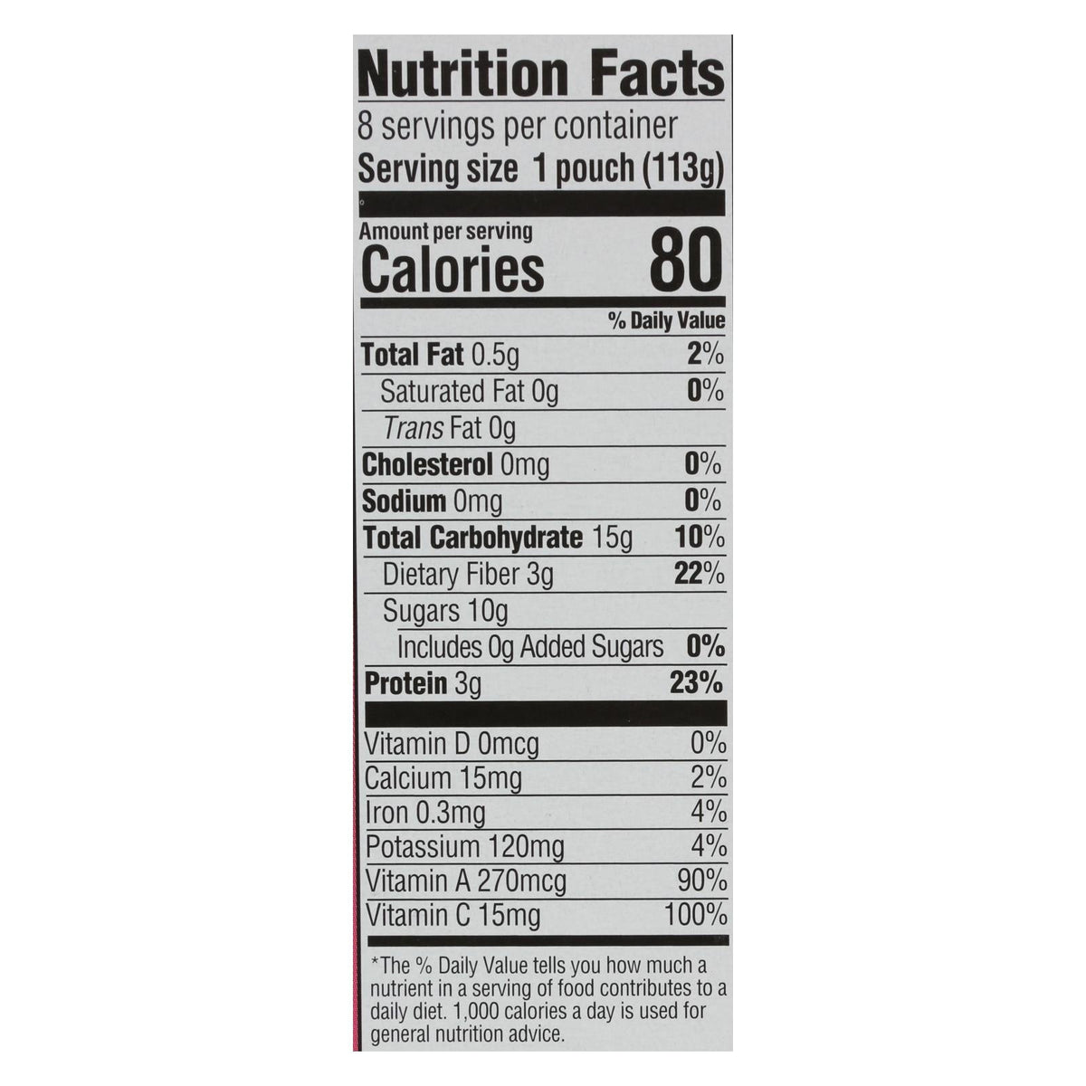 Happy Tot Organic Fiber & Protein Stage 4 Pear, Raspberry, Butternut Squash & Carrot, 4 oz (Case of 16)
