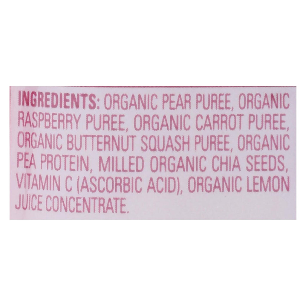 Happy Tot Organic Fiber & Protein Stage 4 Pear, Raspberry, Butternut Squash & Carrot, 4 oz (Case of 16)