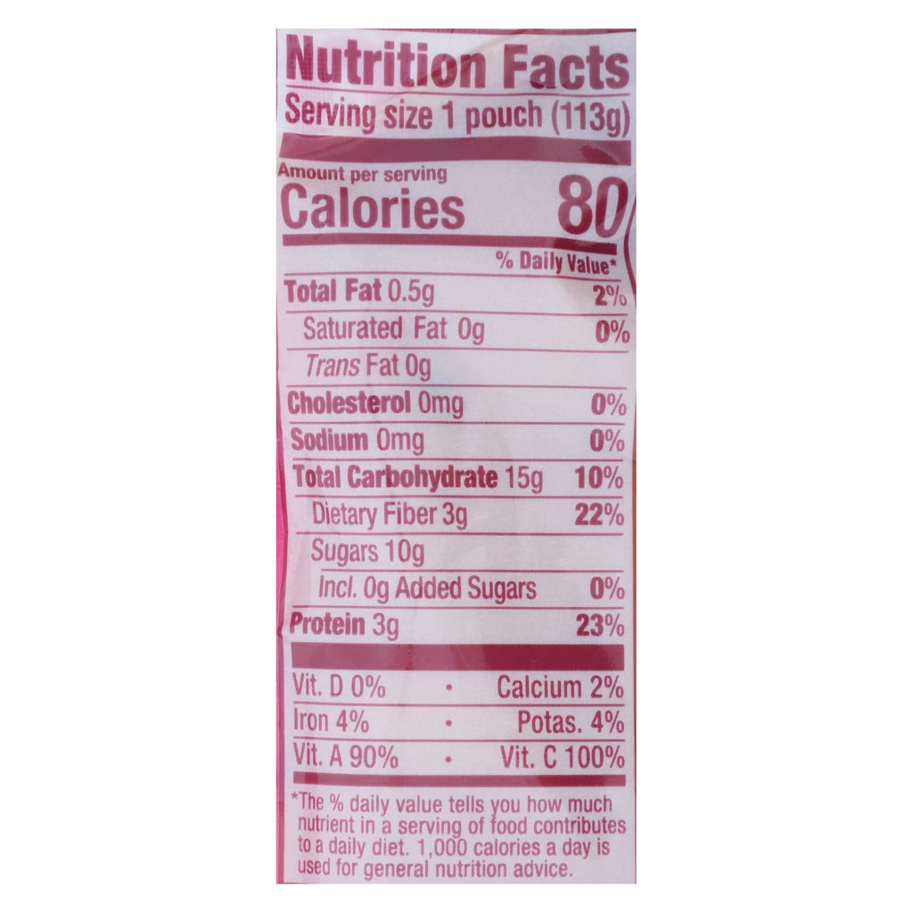Happy Tot Organic Fiber & Protein Stage 4 Pear, Raspberry, Butternut Squash & Carrot, 4 oz (Case of 16)