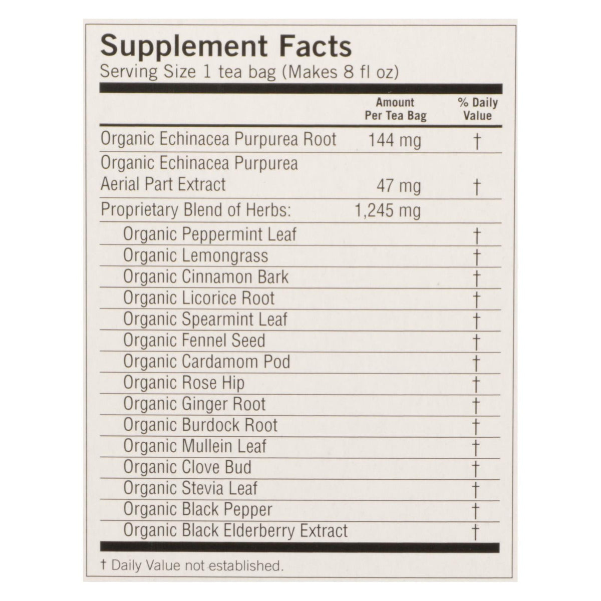 Yogi Echinacea Immune Support Herbal Tea, 16 ct (Case of 6)