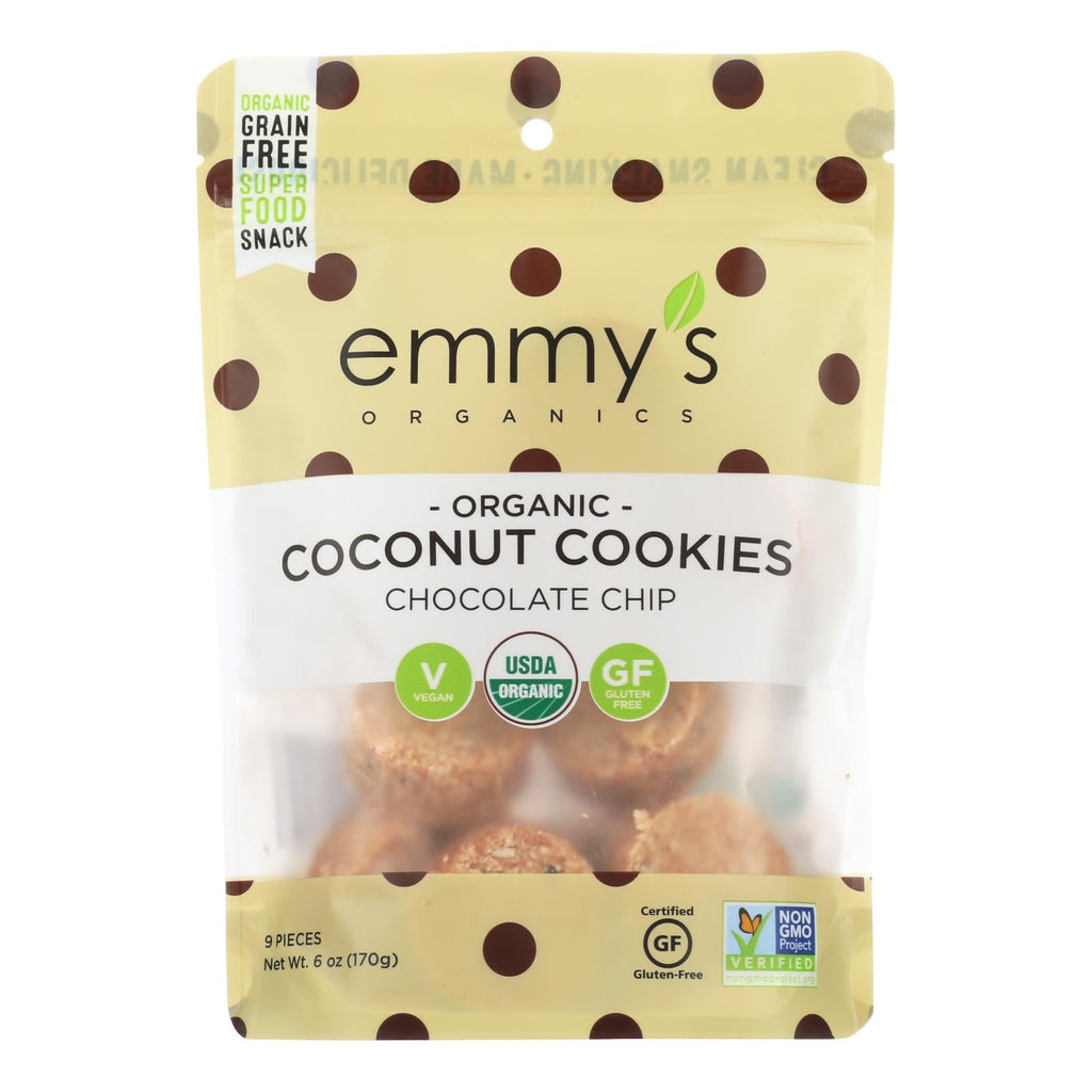 Emmy's Organics Chocolate Chip (Pack of 8 - 6 Oz.)