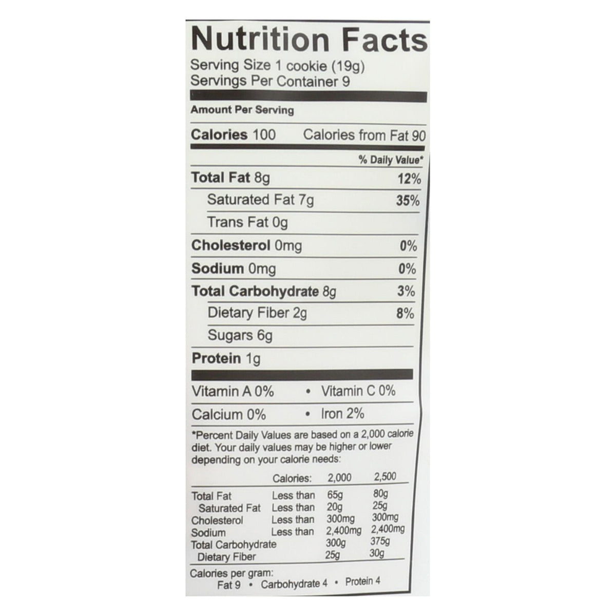Emmy's Organics Chocolate Chip (Pack of 8 - 6 Oz.)