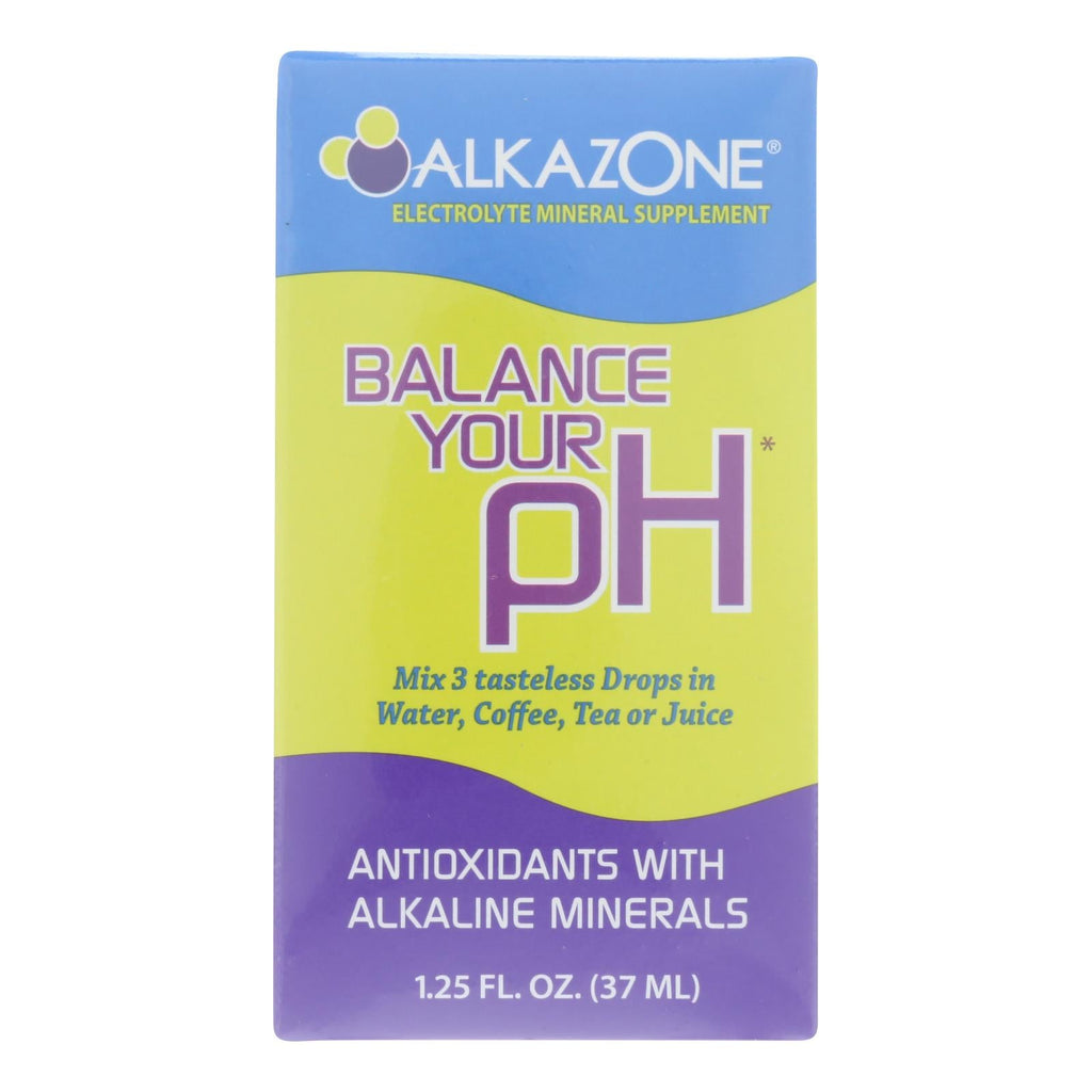 Alkazone Alkaline Booster Drops with Antioxidant, 1.2 fl oz