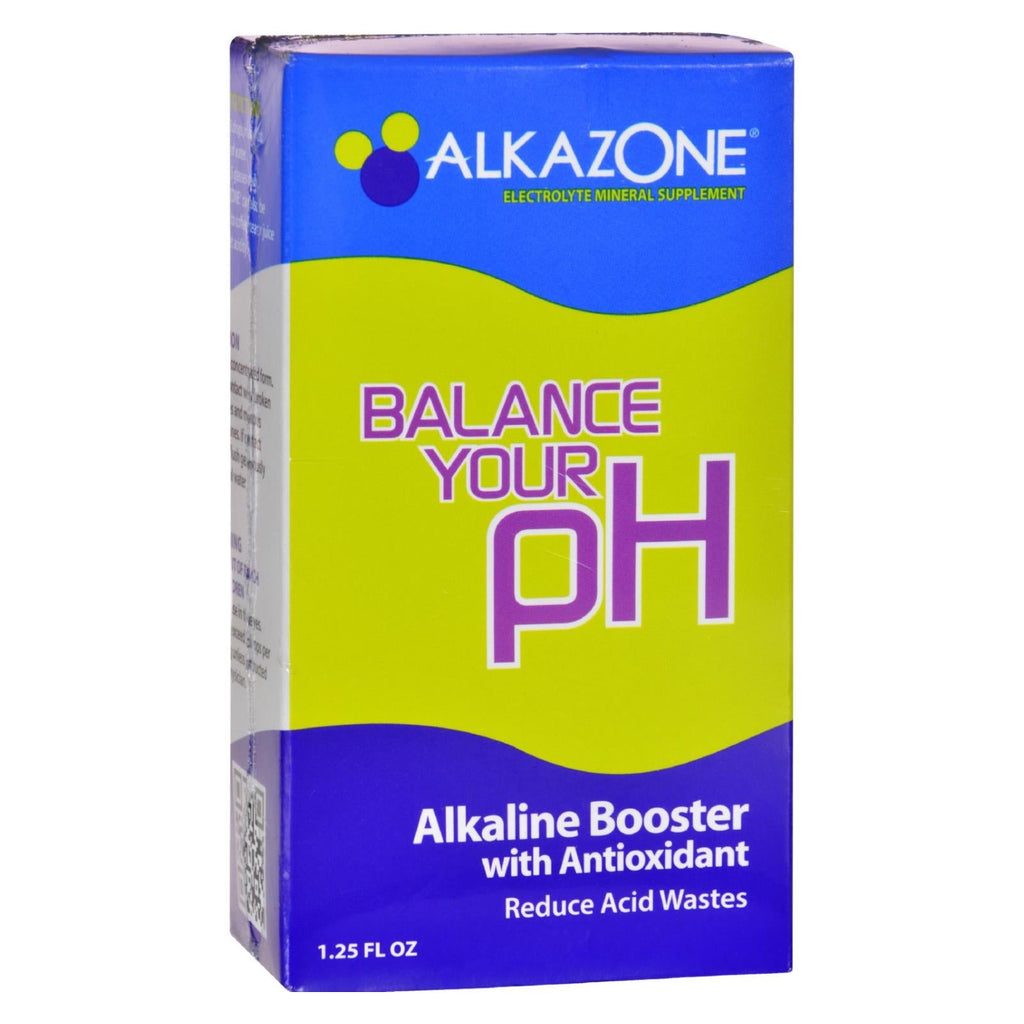 Alkazone Alkaline Booster Drops with Antioxidant, 1.2 fl oz