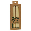 Aloha Bay Palm Tapers (Pack of 4) - Cream
