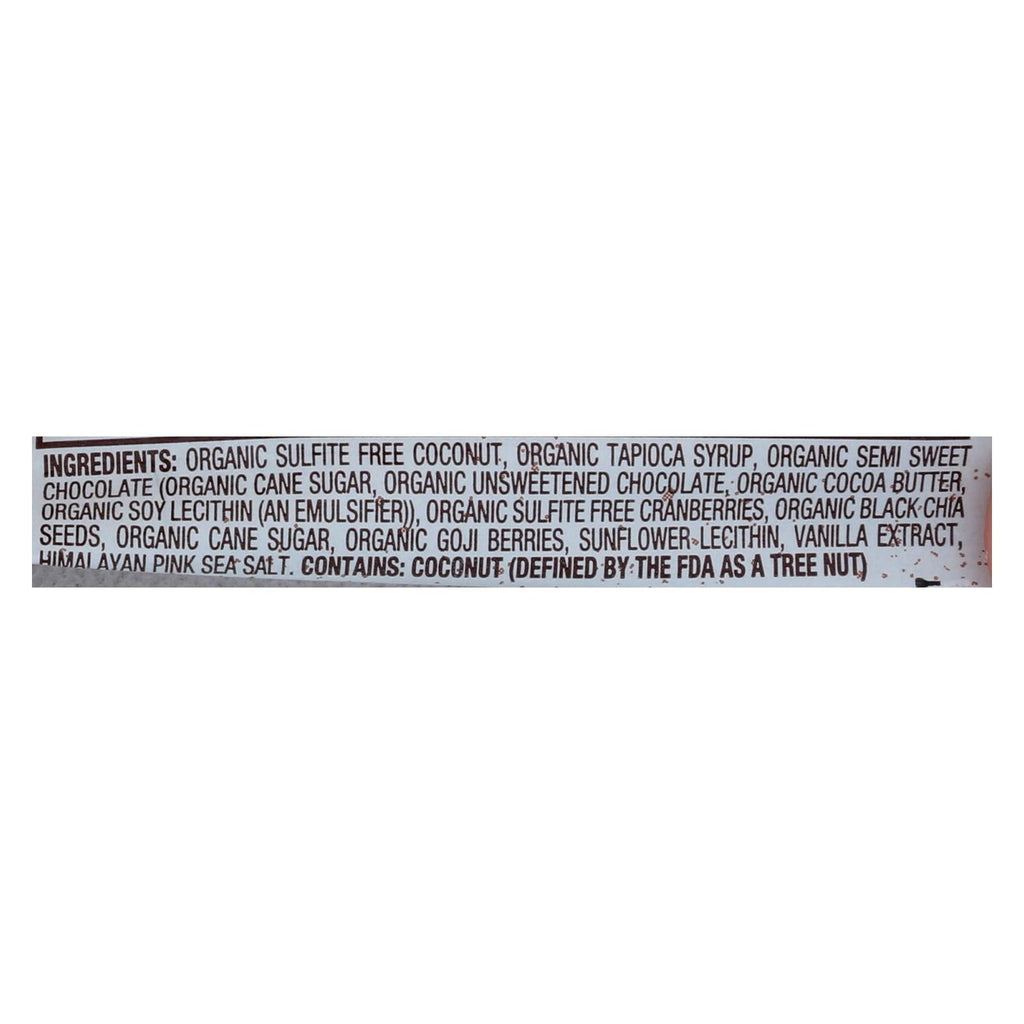Jennies Organic Goji Moji Raw Coconut Bar, 1.5 oz (Case of 12)