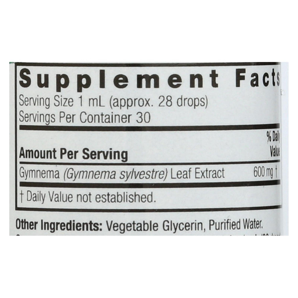 Nature's Answer Gymnema Leaf Alcohol-Free (1 Fl Oz)