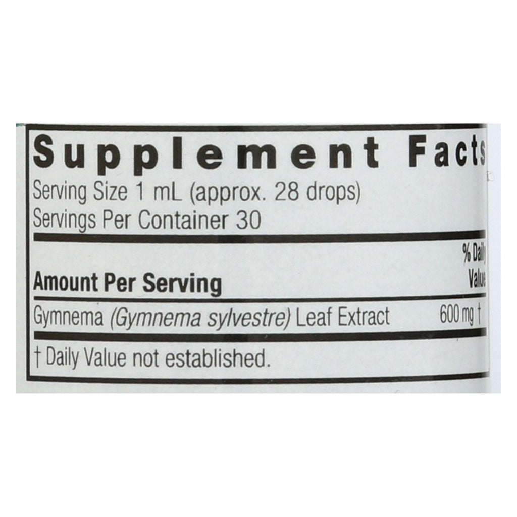 Nature's Answer Gymnema Leaf Alcohol-Free (1 Fl Oz)