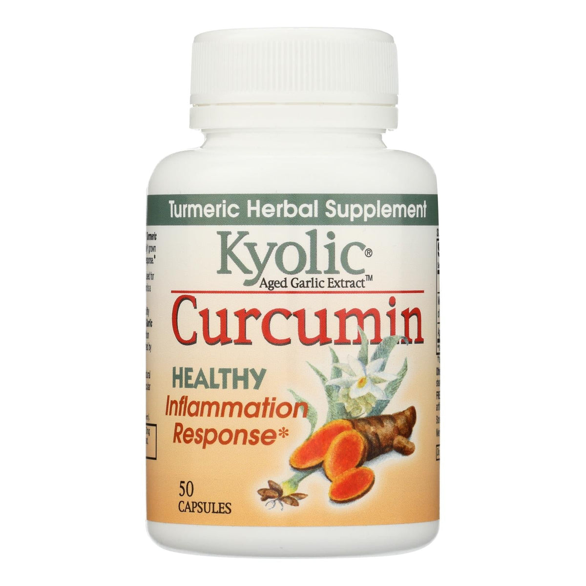 Kyolic Aged Garlic Extract Curcumin, 50 ct