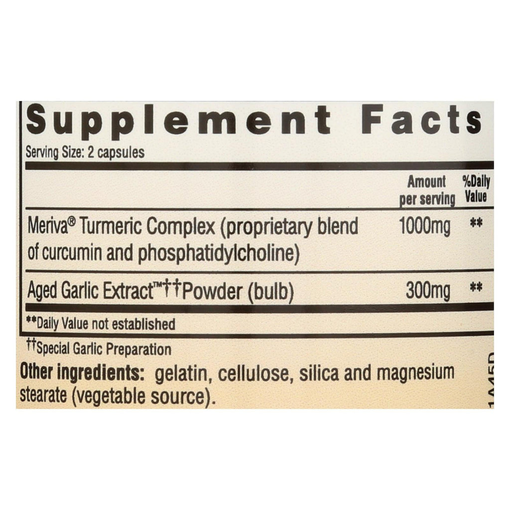Kyolic Aged Garlic Extract Curcumin, 50 ct